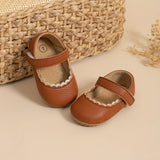 "Infant Baby Girls Mary Jane Flats – Soft Sole Princess Dress Shoes, Crib Shoes & First Walkers"