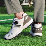LEFUS Men's Golf Shoes - Breathable, Non-Slip, with Swivel Buckle