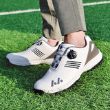 LEFUS Men's Golf Shoes - Breathable, Non-Slip, with Swivel Buckle