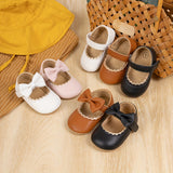 "Infant Baby Girls Mary Jane Flats – Soft Sole Princess Dress Shoes, Crib Shoes & First Walkers"