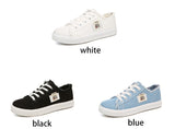 Women’s Casual Canvas Flats – Round Toe, Lightweight & All-Season Wear