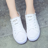 Women’s Casual Canvas Flats – Round Toe, Lightweight & All-Season Wear