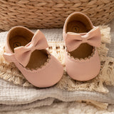 "Infant Baby Girls Mary Jane Flats – Soft Sole Princess Dress Shoes, Crib Shoes & First Walkers"