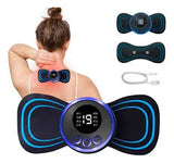 Mini Portable Neck Massager Electric Pulse Cervical Therapy