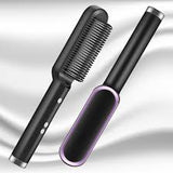 Electric hair straightener comb for smooth and shiny hair