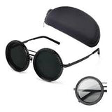 Multifunctional Steampunk Sunglasses – Polarized Lenses with 32GB Storage