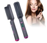 Electric hair straightener comb for smooth and shiny hair