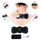 Mini Portable Neck Massager Electric Pulse Cervical Therapy