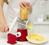 Multifunctional Vegetable Cutter - Manual Rotary Grater