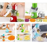 Multifunctional Vegetable Cutter - Manual Rotary Grater