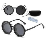 Multifunctional Steampunk Sunglasses – Polarized Lenses with 32GB Storage