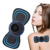 Mini Portable Neck Massager Electric Pulse Cervical Therapy