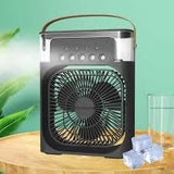 3-in-1 Mini Air Cooler – Portable Fan, Humidifier & LED Night Light for Home or Office