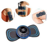 Mini Portable Neck Massager Electric Pulse Cervical Therapy