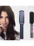 Electric hair straightener comb for smooth and shiny hair