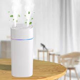 Luminous Aromatherapy Air Humidifier with Dual Spray Mist Maker